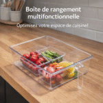 rangement transparent pour refrigerateur grand