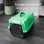 caisse de transport pour chats & petits chiens bleu ciel