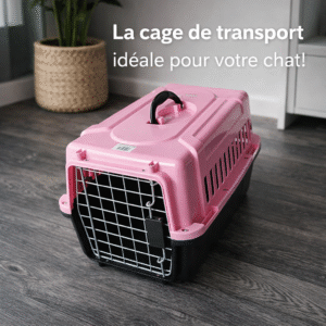 caisse de transport pour chats & petits chiens bleu ciel