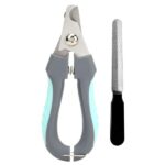 coupe ongles pour chien & chat avec lime – sécurité & précision – poignée antidérapante