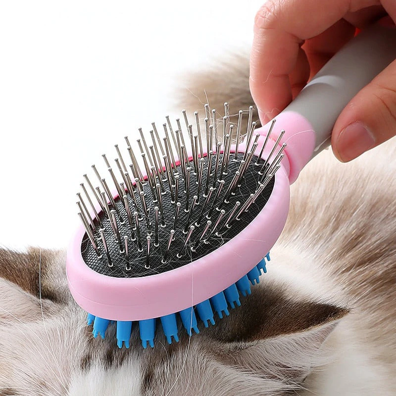 brosse double pour animaux